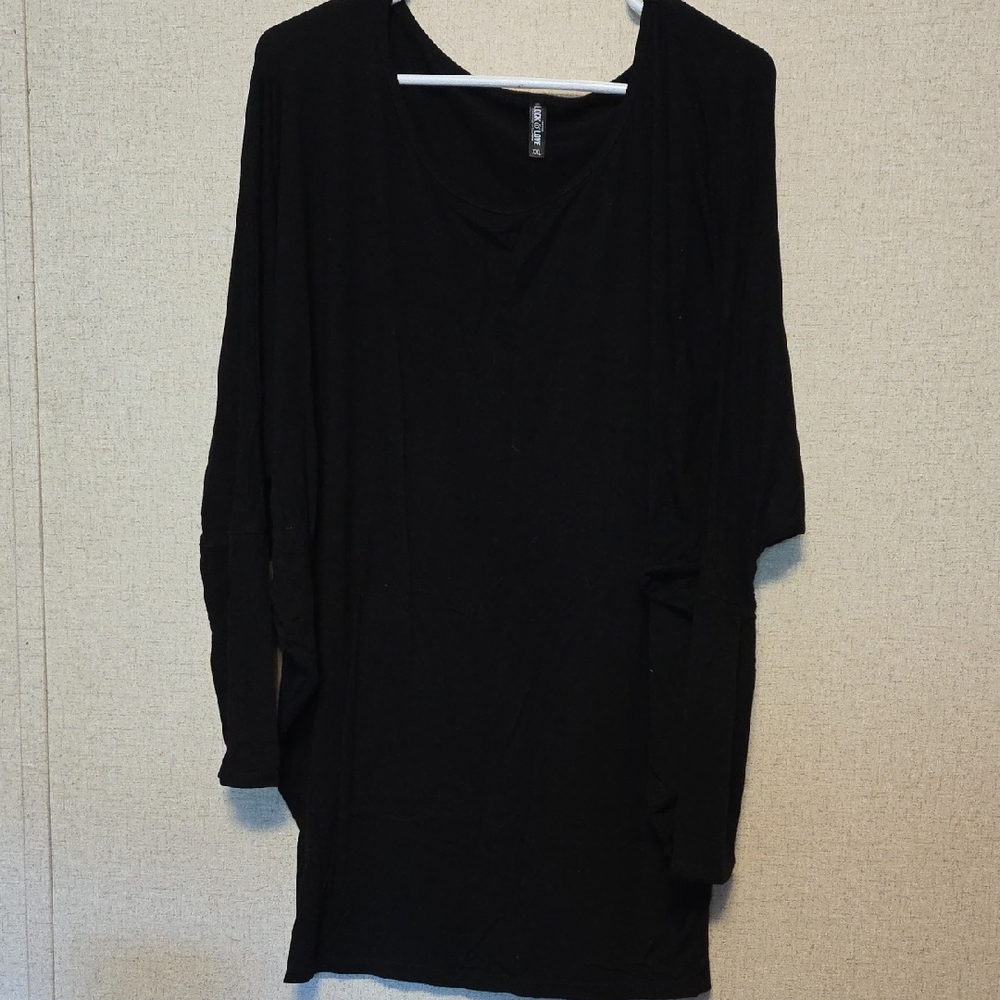 Black Long Sleeve Top